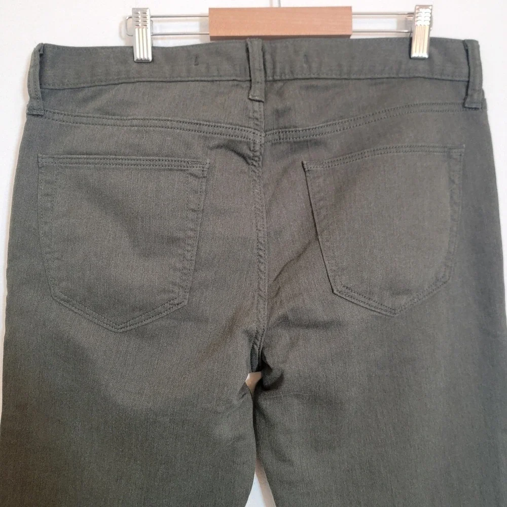 Banana Republic Travel Jean Slim Fit Pant Men 33x30 Green Chino Golf Performance